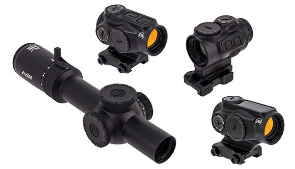 Primary Arms Optics -new 1-8x24mm SFP compact riflescope and New GLx series red-dot optics include the GLx MD-21 - SHOT Show 2024